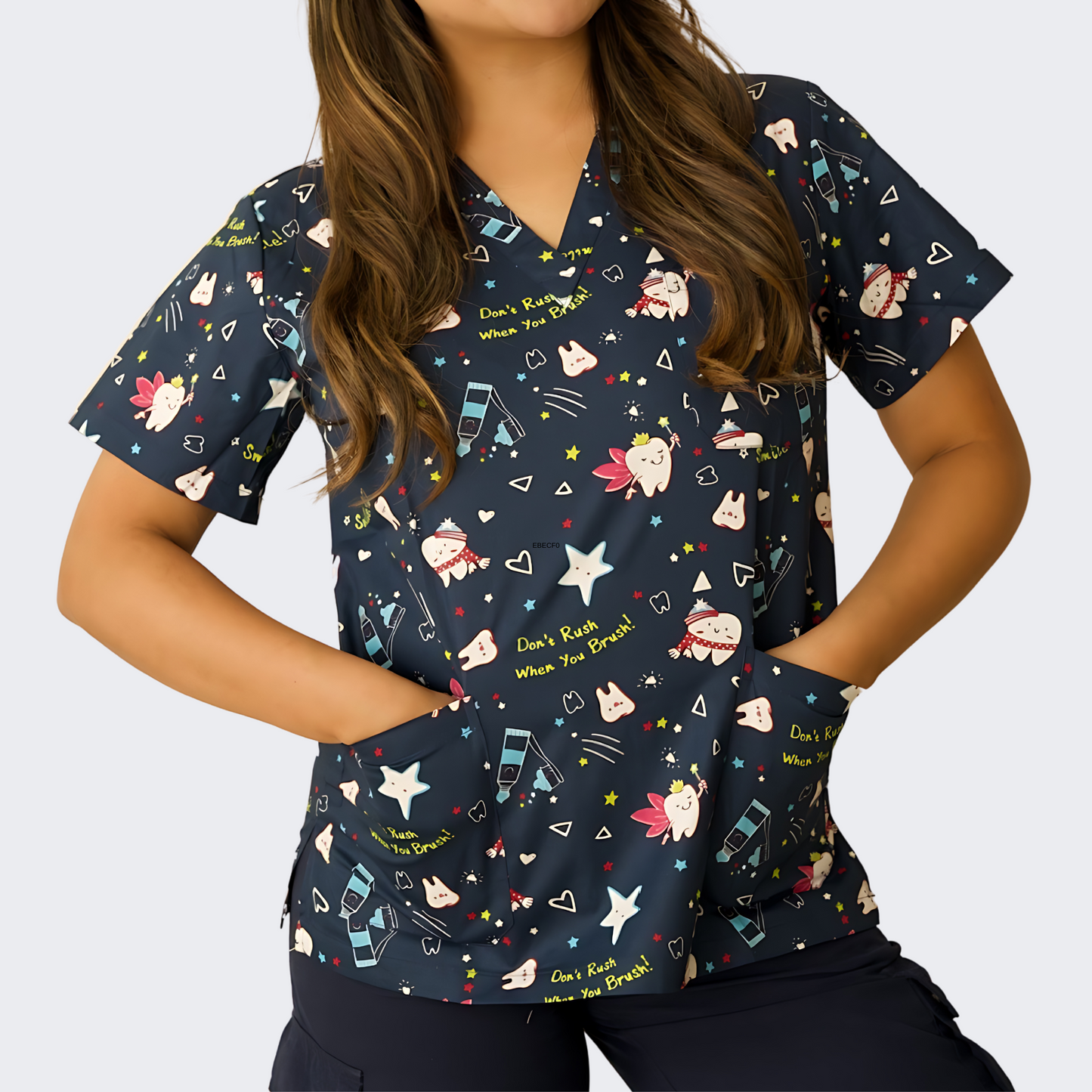 Fairy Floss Scrub Top