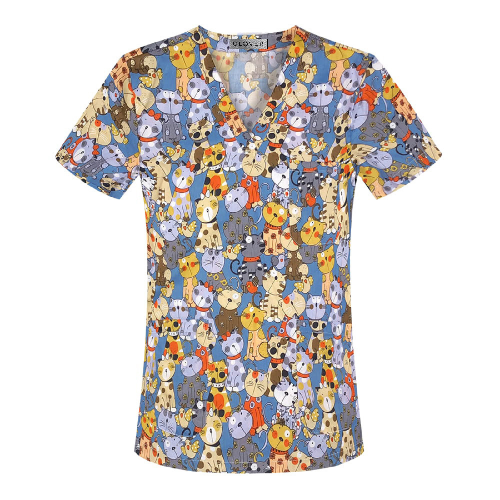 Paw-some Pals Scrub Top - Main Image